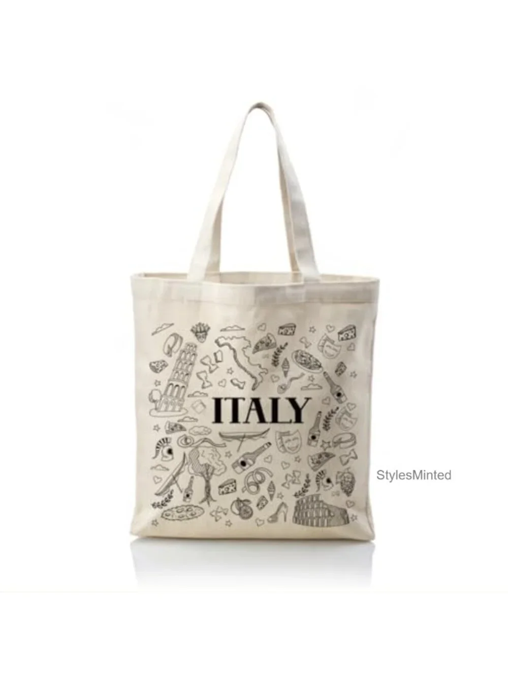 Canvas Tote Bag, Reusable Shoulder Bag Women, Travel Gift, Lightweight